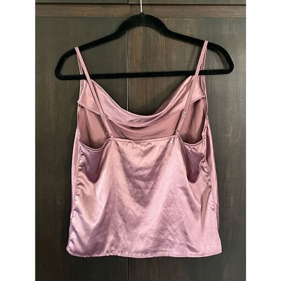 Simplee Pink Satin Cami - Picture 3 of 4
